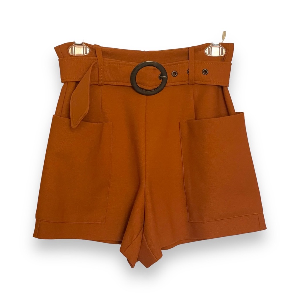Zara Trafaluc belted shorts